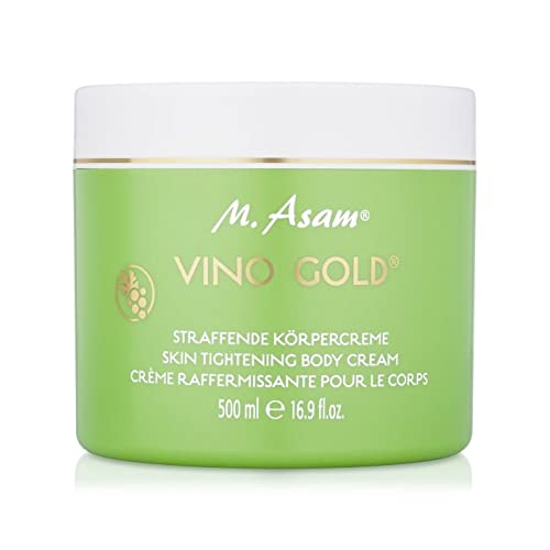 M. Asam Vino Gold Firming Body Cream (500 ml) Rich Anti-Ageing Cream with Caffeine - Effective Against Signs of Cellulite