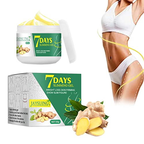 7 Day Ginger Slimming Cream, Slimming Plasters, Fat Burning on the Stomach Cream, Ginger Hot Cream for Slimming, AntiCelulitis Cream for Thighs, Buttocks, Quick Fat Burning Cream for Women and Men