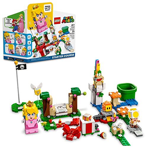 레고 Super Mario Adventures Peach Starter Course 71403 빌딩 토이 세트 354 Pieces