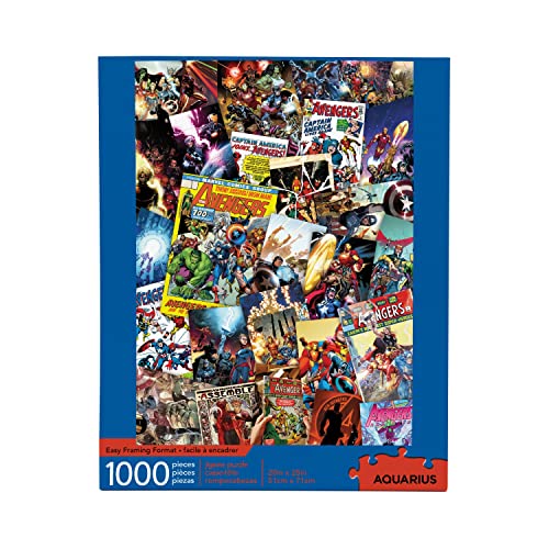 AQUARIUS 마블 Puzzle Cast 1000 Piece Jigsaw - Officially Licensed Merchandise Collectibles Glare Free Precision Fit 20 x 28 Inches