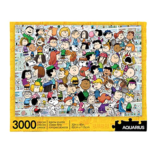 Aquarius Peanuts Cast 퍼즐 3000 피스 직소 - Officially Licensed Merchandise Collectibles Glare Free Precision Fit 32 x 45 Inches