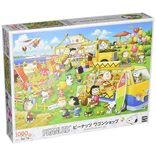1000 피스 직소 퍼즐 Peanuts Peanut Wagon Shop 50x75cm
