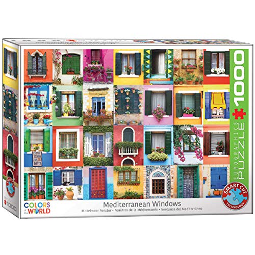 EuroGraphics EURHR Mediterranean Windows 1000Piece 퍼즐 직소 6000-5350