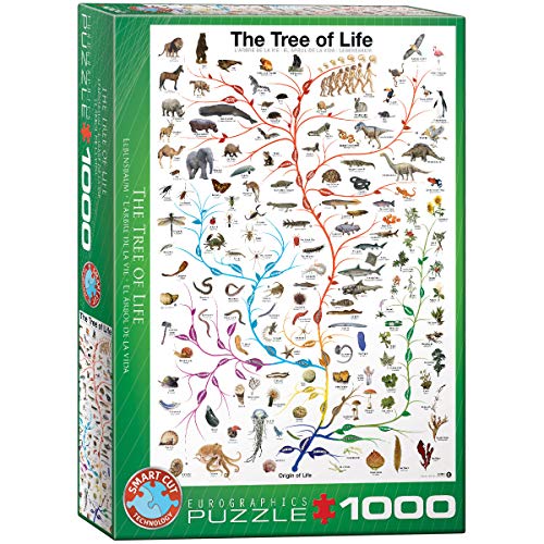 Eurographics Evolution Tree Life 1000-Piece 퍼즐 Green