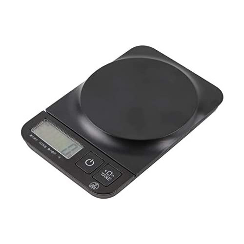 BLKP 펄 금속 키친 스케일 한정 매트 블랙 디지털 저울질 2.0kg 1g 계량용 검정 D-5159 계량 컵 500ml 일본제 내열  식기 세척기 대응 BLACKS C-8622 세트구매