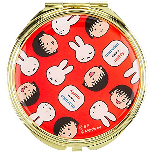 마리모 크래프트 maruko meets miffy 미러 레드 W7.3xH7.8cm DBMM-020