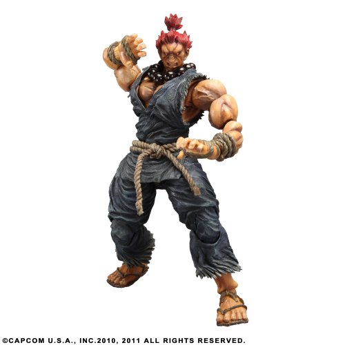 슈퍼 스트리트 파이터 IV PLAY ARTS 고우키 PVC 도장필 액션 피규어