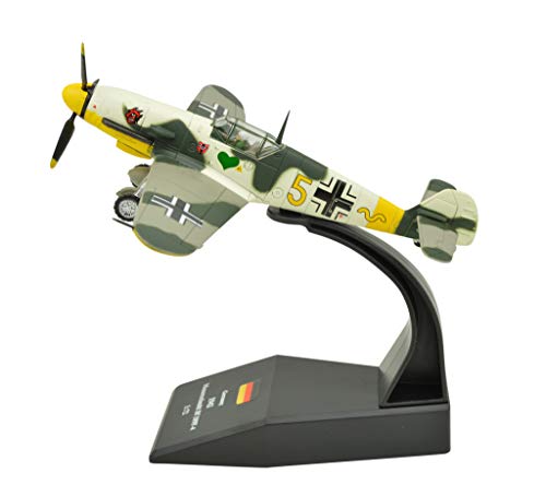 TANG DYNASTY TM 1/72 Messerschmitt Bf 109 전투기 공격기 합금제 완성품 제2차 세계 대전 독일 공군 도장 1942 비행기 모형 모델