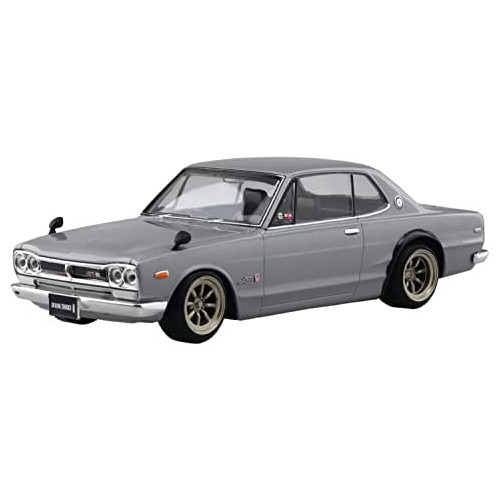 청도 Aoshima 문화 교재사 1/32 더스냅 키트 시리즈 닛산 스카이 라인 2000GT-R 커스텀 휠 실버 색별 분류필 프라모델 09-SP1 (옵션택)