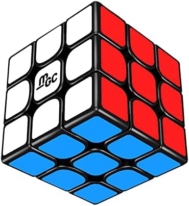 매직 큐브 Findbetter YJ YuLong2M 경기용 큐브 자석 3x3x3 내장 M5.0 초스무스 카가미급 자을 위한6 면완성 공략서+퍼즐 스탠드 부착 3x3 흑소몸 PVC씰 세계 기준 배색 어린 아이 어른뇌 트레이닝6세 이상 권장 POP 방지 고속 positioning (옵션택1)
