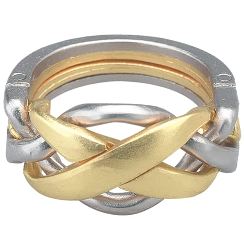 캐스트퍼즐 Hanayama 캐스트 메탈 브레인티저 퍼즐 - Ring Level 4 Model: 30842