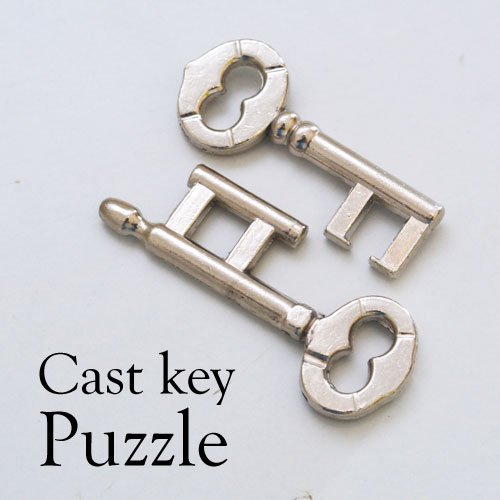캐스트퍼즐 MilesMagic Magicians 캐스트 Key 퍼즐 메탈 Interlocking Keys Linking Unlinking Magic Trick