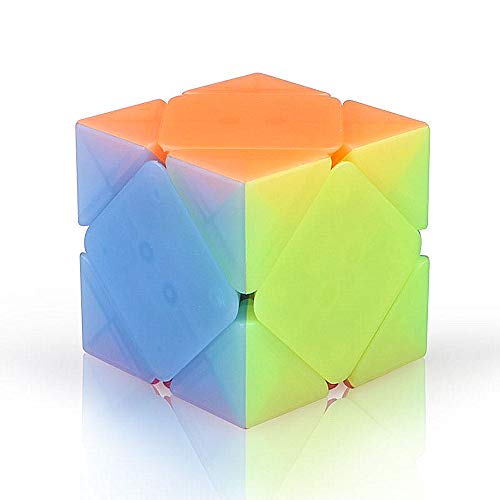 매직 큐브 LiangCuber QY Qicheng skew부 젤리 스피드 큐브 스티커 레스 MoFangGe 퍼즐 매직