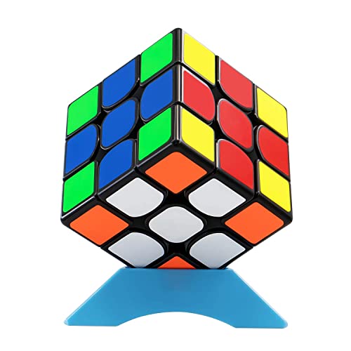 매직 큐브 QiYi 경기용 3x3x3 마분 쪽,편 자석 내장 6 면완성 공략서+스탠드 부착 프로용 달인용 공식판