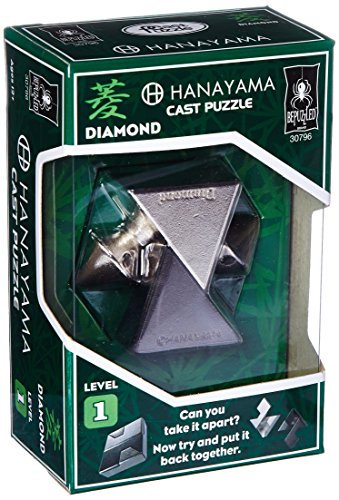 캐스트퍼즐 Hanayama 다이아몬드 메탈 캐스트의 머리 쓰는 퍼즐 레벨1