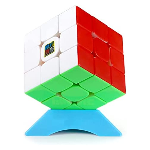 매직 큐브 QiYi 스티커 레스 Magic Cube 3x3 입체 퍼즐 세계 기준 배색 경기용 마분 쪽,편 대상 연령6세 이상 경기판 (옵션택1)