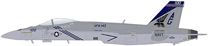 HOBBY MASTER 1/72 F/A-18E 슈퍼호넷 미 해군 제143전투공격비행대 퓨킹독스 2014 완제품 HA5126