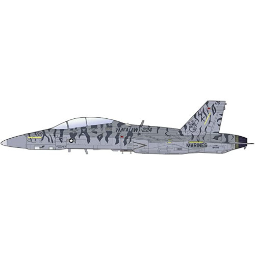 HOBBY MASTER 1/72 F/A-18D 호넷 ATARSVMFA (AW)-224 벵골스 이와쿠니기지 2009 완제품 HA3569