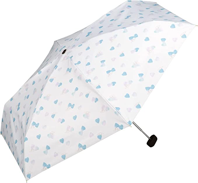 Wpc. 양산 산리오 캐릭터스 차광 하트 미니 오프 시나모롤 50cm 우천 겸용 접이식 우산 801-SA21-102