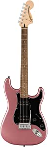 Squier by Fender エレキギター Affinity Series™ Stratocaster® HH, Laurel Fingerboard, Black Pickguard, Burgundy Mist ソフトケース付き