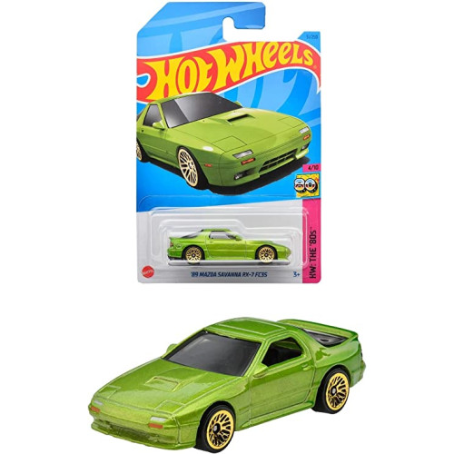 핫 휠 (Hot Wheels) 베이직 카 '89 마쓰다 사바나 RX-7 FC3S 【3세~】 HNJ81