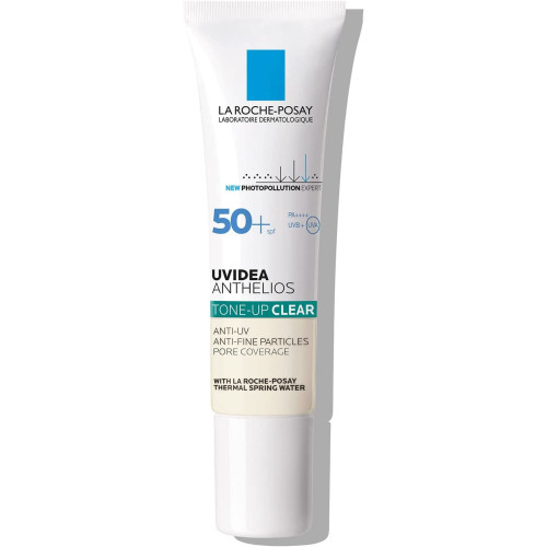 라로슈포제선크림 메이크업베이스UV 이데아 XL 프로텍션 톤업 클리어 SPF50+ PA+++ 보습 민감성 피부 보송보송 끈적임 혼합