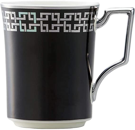 Noritake 노리다케 머그컵 330cc 운모당장·각연결 1객 흑본차이나 KT93655/N-118L