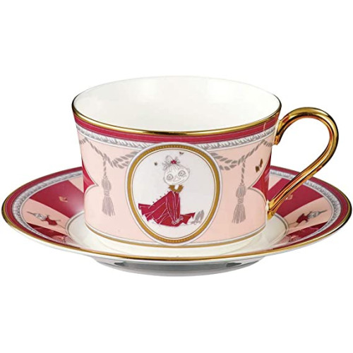 Noritake 노리다케 컵 & 받침 (커피 티 겸용) 245cc 무민 무민 계곡의 여름 축제 1객 레드 본차이나 TG93686/N-092L