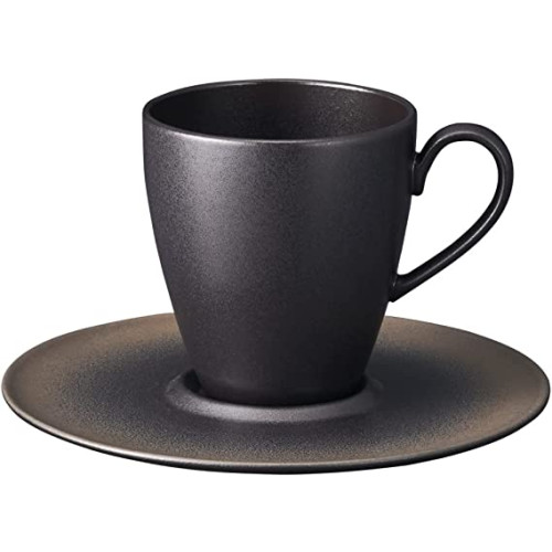 Noritake 노리다케 커피 받침 14.9cm 오리지 전자레인지 대응 식기세척기 대응 1장 검정 파인 포셀렌 (프리미엄 화이트) 10-586A / 94988S