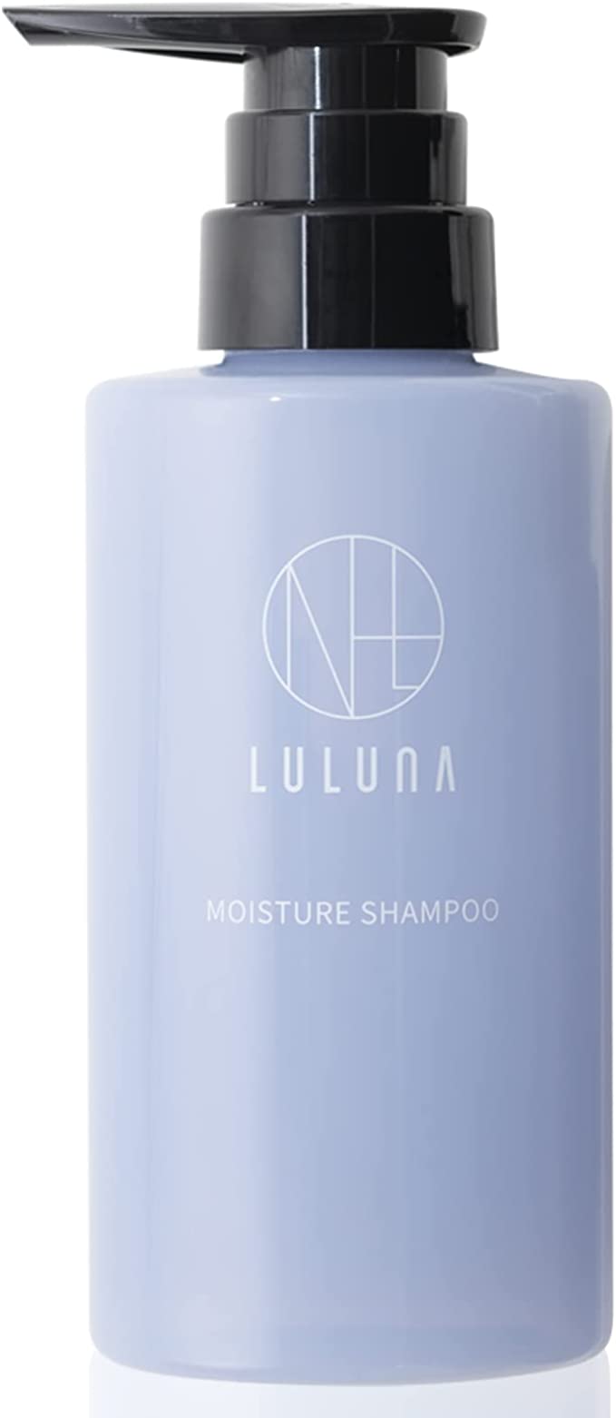 LULUNA (루루나) 모이스처 샴푸 (촉촉한 타입/300g) 아미노산 논실리콘 샴푸 (약산성/고질 거품기) 토대를 잡아주는 두피케어 헤어케어