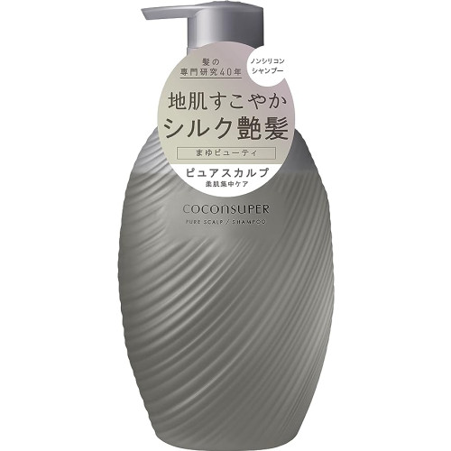 코콘슈페르 【퓨어 스칼프】 이너 컴포 토샴푸 펌프 500ml | 논실리콘 아미노산샴푸 피부 두피 냄새 헤어케어 남성 레이디스