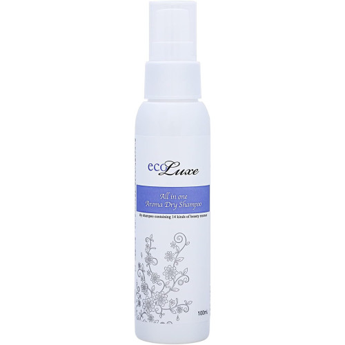 에코럭스(ecoluxe) 올인원 아로마 드라이샴푸 100ml 씻어내지 않는 샴푸 물이 필요없는 샴푸 유기농 일본제