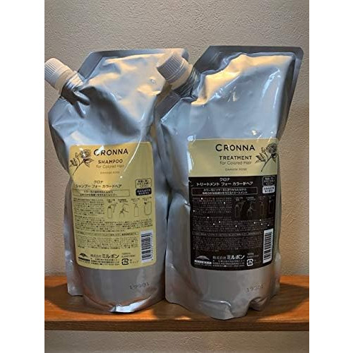 밀본 크로나 포 칼라드 헤어 샴푸 1000ml 트리트먼트 1000g 세트
