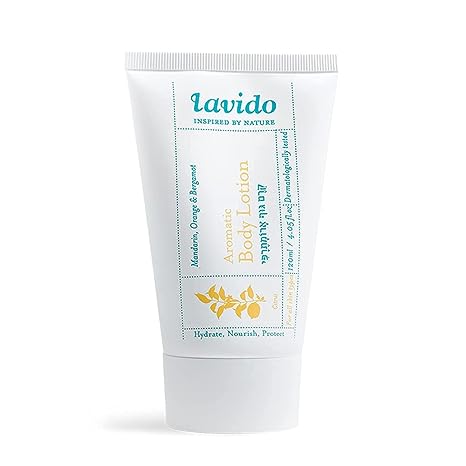 Lavido - Natural Aromatic Body Lotion Clean, Non-Toxic Skincare (Mandarin, Orange & Bergamot, 8.45 fl oz 250 ml)