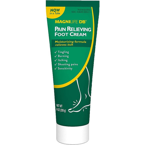 MagniLife DB Foot Cream for Dry, Cracked, Itchy, Sensitive Skin (8 oz)