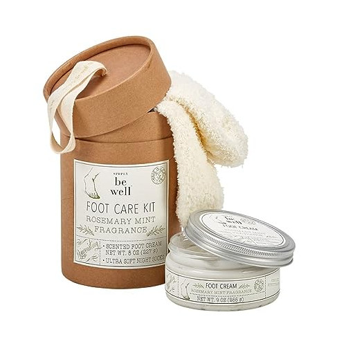 Simply Be Well Foot Care Kit-Rosemary Mint, Multicolor (SBW-RMT7680)