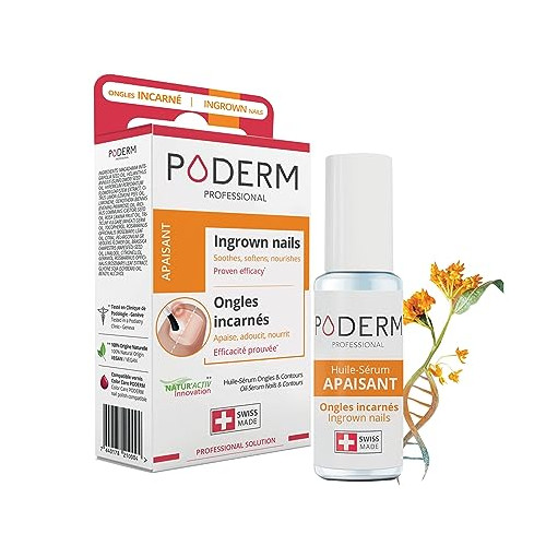INGROWN TOENAIL TREATMENT Plant-based cure which Sooths, softens and nourishes the nails Professional foot hand care Easy & fast Swiss Made