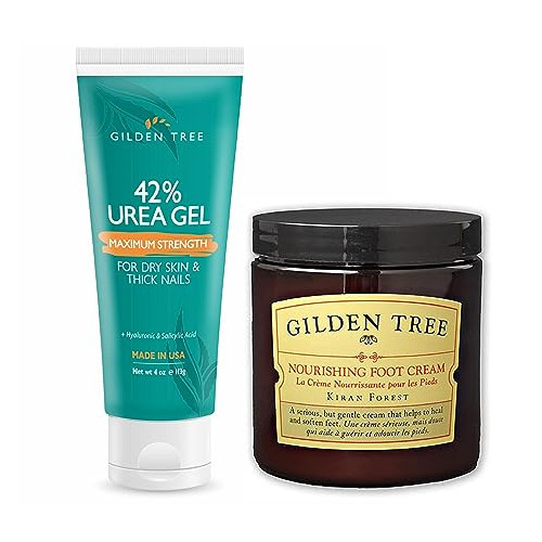 GILDEN TREE Maximum Strength 42% Urea Gel + Nourishing Foot Cream