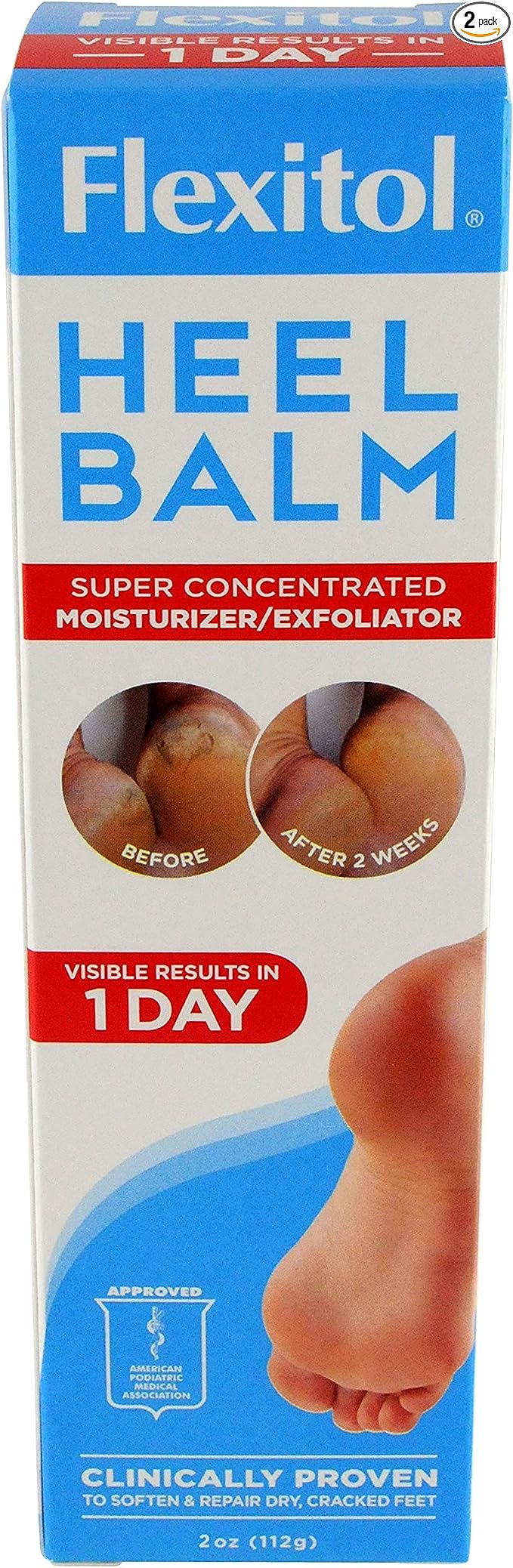 Flexitol Heel Balm 2 oz (Pack of 2)