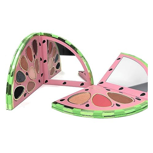 Too Faced Tutti Frutti Watermelon Slice Face And Eye Palette! 11 Colorful Shades With Fresh Watermelon Scent! Highly Pigmented, Creamy Texture & Easy To Blend! Cruelty Free Makeup Palette!