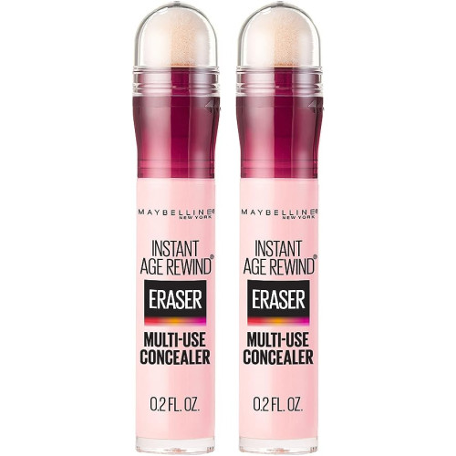 Maybelline Instant Age Rewind Eraser Dark Circles Treatment Multi-Use Concealer, Brightener, 0.2 Fl Oz (Pack of 2)