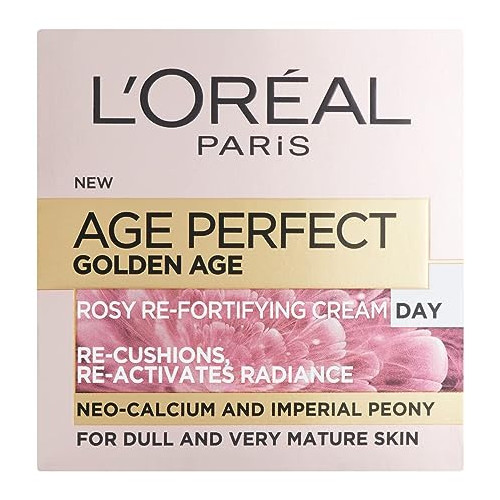 L'Oreal Paris Age Perfect Golden Rosy Refortifying Day Cream, Multi-Color, 1.7 Oz
