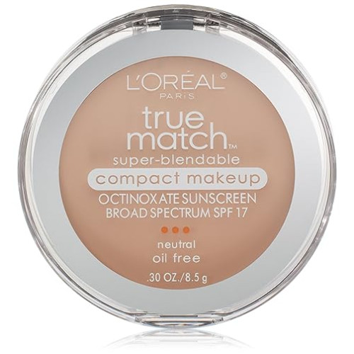 로레알 Paris True Match Super-Blendable Compact Makeup 클래식 Ivory 0.3 oz.
