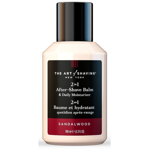 The Art of Shaving After-Shave Balm for Men - Face Moisturizer Clinically Tested Sensitive Skin 3.3 Ounce