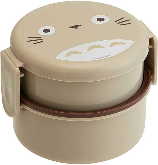 스케이터 skater 원형 런치박스 500ml 도시락통 포크 포함 이웃집 토토로 지브리 일제 ONWR1-A