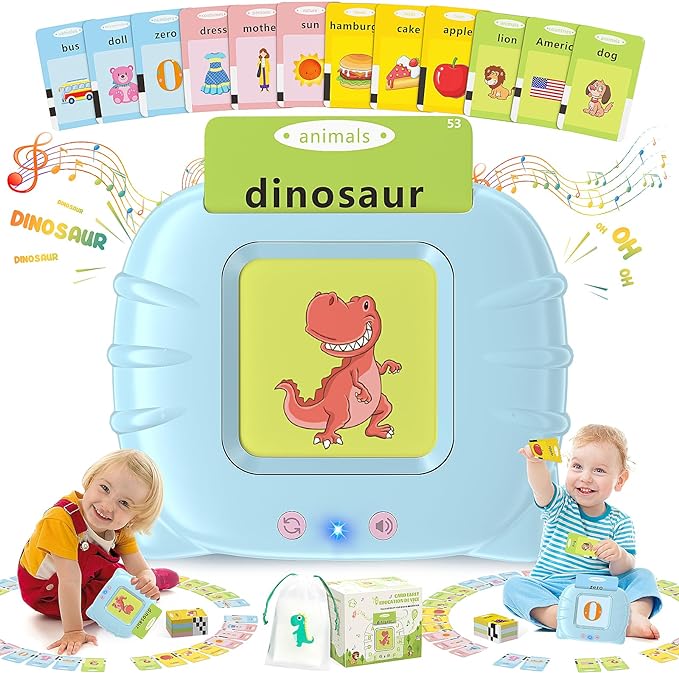 Toddler Toys for 2 3 4 5 Year Old Girls and Boys, Uladis Speech Therapy Toys, Autism Sensory Autistic Children, Montessori Learning Talking Flash Cards 384 Sight Words