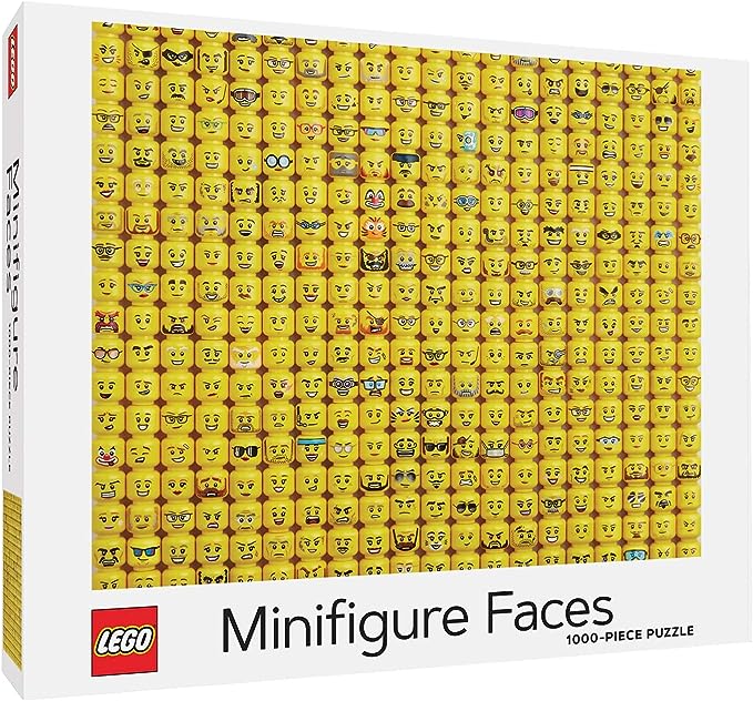 레고퍼즐 LEGO Minifigure Faces 1000-Piece Jigsaw Puzzle