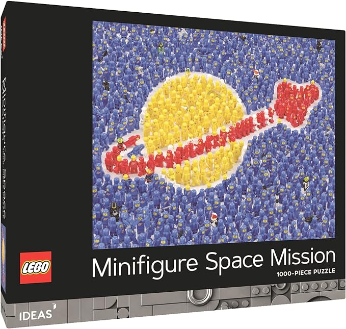 Chronicle Books LEGO IDEAS Minifigure Space Mission 1000-Piece Puzzle