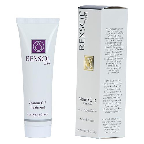 REXSOL 5% Vitamin C Treatment Anti-aging Cream. (54 ml / 1.8 fl oz)