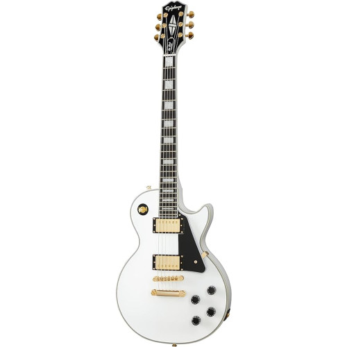 Epiphone Les Paul Custom (Alpine White Gold Hardware)